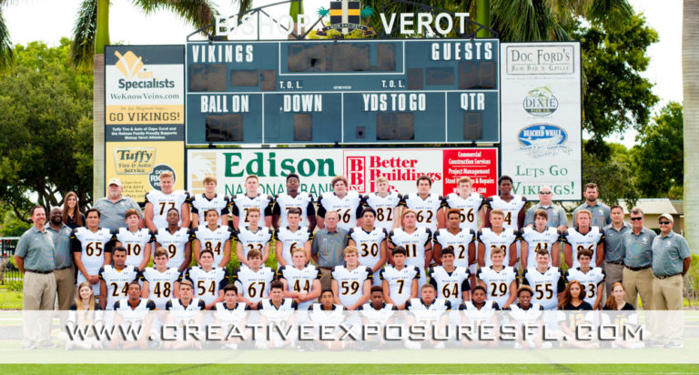 Creative Exposures captures the Bishop Verot High School Football Team Creative Exposures captures the Bishop Verot High School Football Team